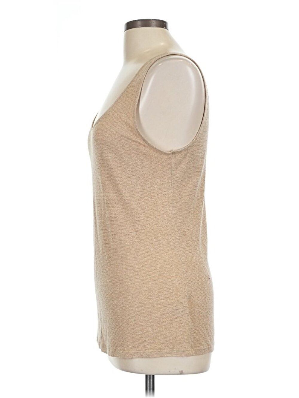 Jennifer Lopez Gold Metallic Shimmer Tank Top Women's Sz M - Picture 6 of 12